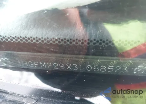 2003 Honda Civic Ex from USA, damaged, VIN 1HGEM229X3L068523